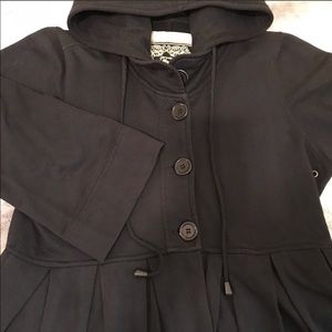 For Joseph black long fit and flare jacket L